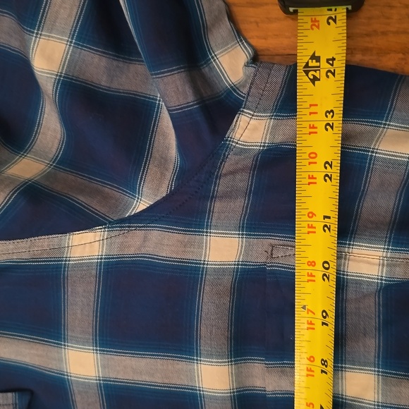 LEVI'S BRAND MEN'S SIGNATURE LONG SLEEVE FRONT BUTTON PLAID SHIRT SIZE LARGE - Picture 11 of 16